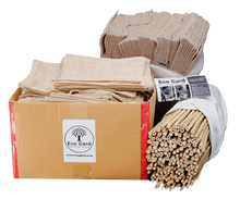 Load image into Gallery viewer, Box of 100 Eco Gards with stakes and mats