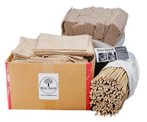 Box of 100 Eco Gards with stakes and mats
