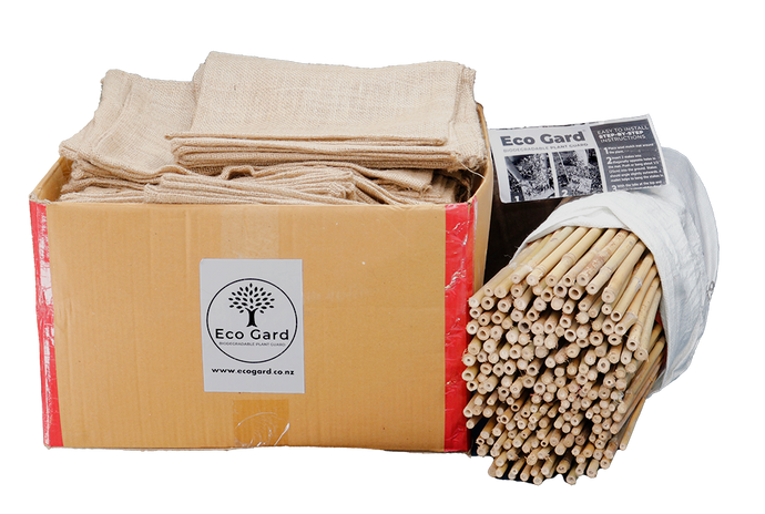 Box of 100 Eco Gards with stakes only